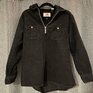 levi’s corduroy quarter zip